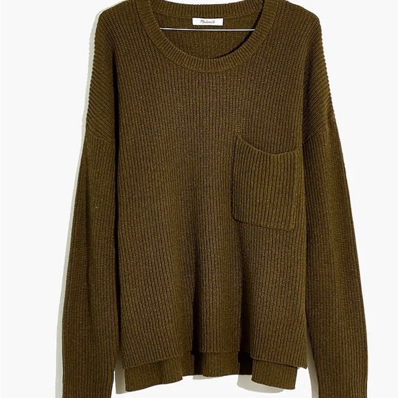 Thompson Pocket Pullover Sweater - Madewell - Picture 1 of 5